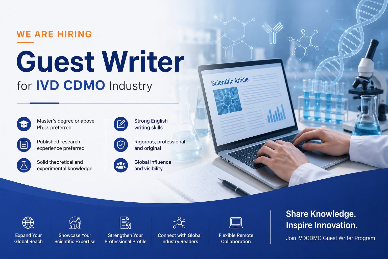 Guest Writer for IVD CDMO Industry