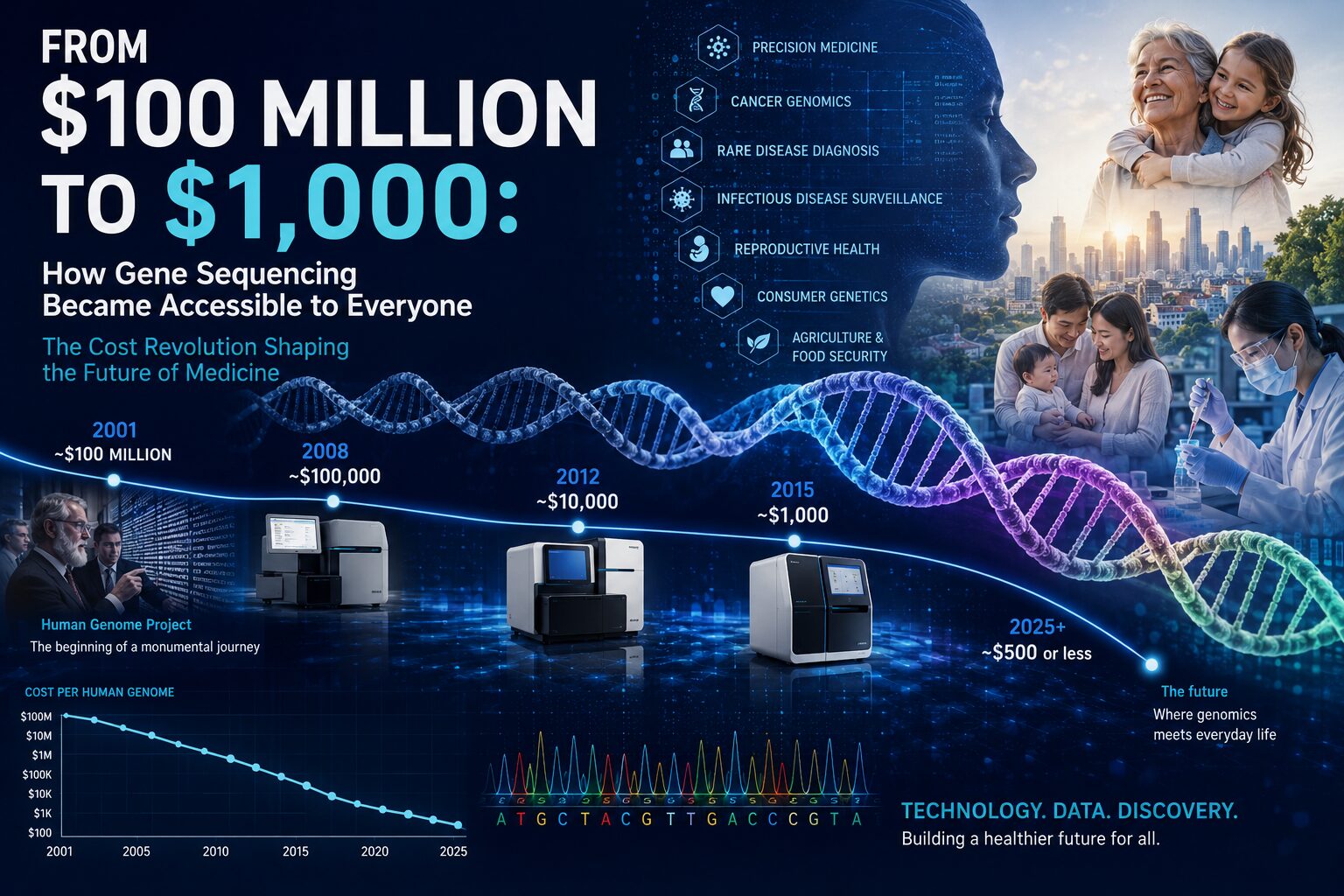 From $100 Million to $1,000 How Gene Sequencing Became Accessible to Everyone